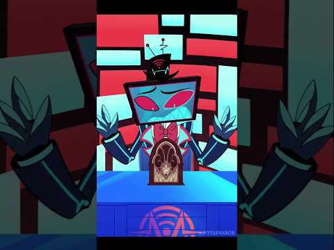 | VOX & ALASTOR Animation 📻📺 | VIRUS ALERT "Weird AL"  | Hazbin Hotel season 2 #art #radiostatic