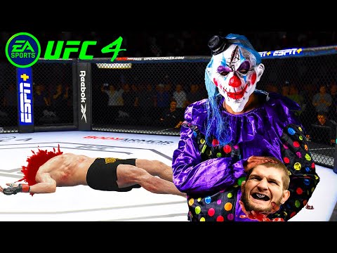UFC4 Khabib Nurmagomedov vs Clown WWE EA Sports UFC 4