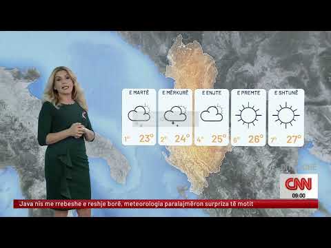 "Temperatura tipike te vjeshtes", parashikimi i motit per 5 ditet e ardhshme