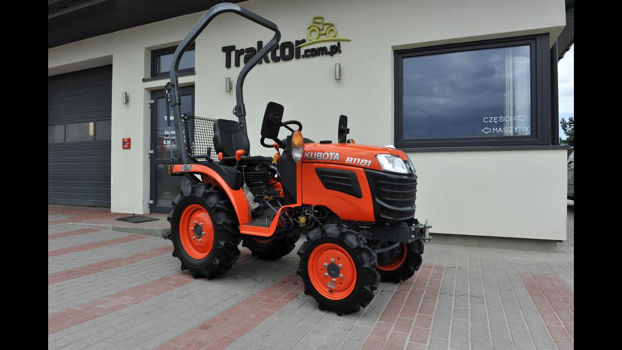 Kubota B1181 4x4 17KM japoński ciągnik www.TRAKTOR.com.pl