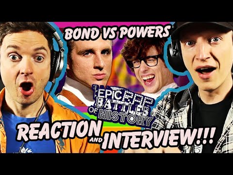 James Bond vs Austin Powers. Epic Rap Battles Of History. Reaction & Bond Interview!