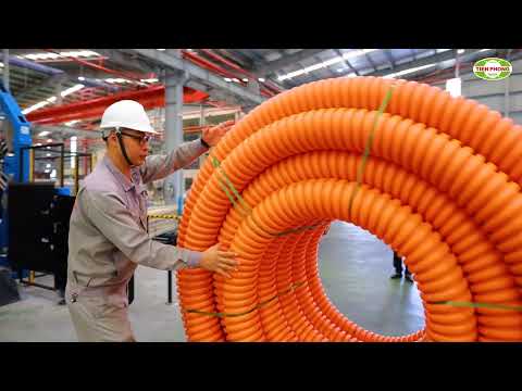 Giới thiệu Ống nhựa xoắn HDPE 1 lớp bảo vệ cáp điện - NHỰA TIỀN PHONG 