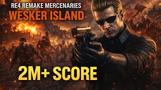 RE4 Remake Mercenaries – Wesker Island World Class 2M+ Run