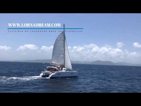 Croisière en voilier catamaran dans les îles Grenadines avec LORNADREAM