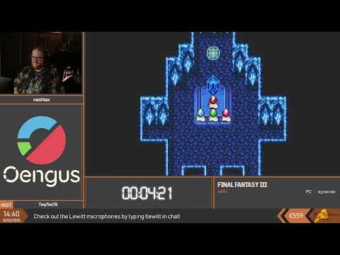 Final Fantasy III | Any% Speedrun by nashlax | BSG Plus 2025