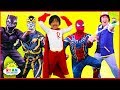 SuperHeroes Costumes Runway Show Ryan with Spiderman, Iron Man, Transformers and more!!!