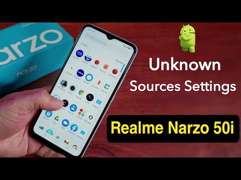 How to Enable Unknown Sources in Realme Narzo 50a,50i | Realme Narzo 50i Unknown Sources Setting