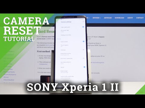 How to Reset Camera in SONY Xperia 1 II – Camera Settings