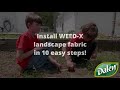 Dalen Weed-X® Premium Permanent Landscaping Fabric