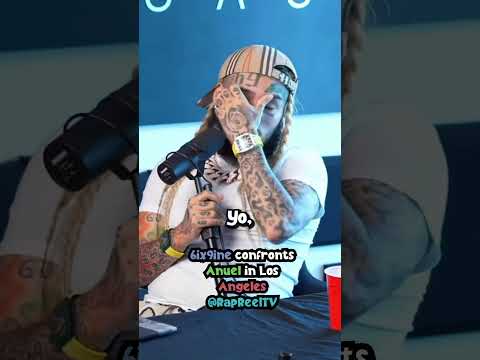 Tekashi 6ix9ine Confronts Anuel In Los Angeles And Asks Him To Talk