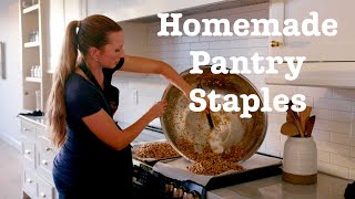 Pantry Restock (From Scratch) | Pancake Mix, Oatmeal, Granola, Marshmallows, Hot Cocoa Mix & More