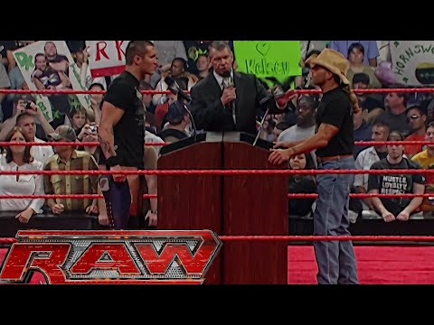 Randy Orton & Shawn Michaels Face-to-Face Before Survivor Series RAW Nov 12,2007