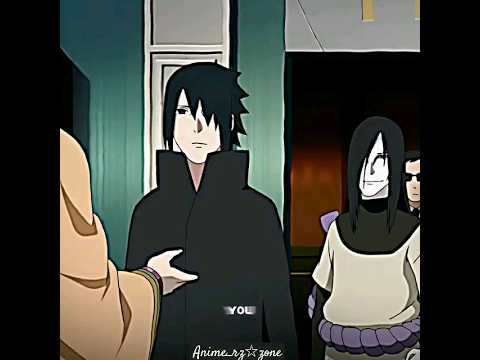 THE WAY SASUKE & OROCHIMARU IGNORED THAT GUY 💀 #anime #shortvideo #shortsfeed #viral #joker face