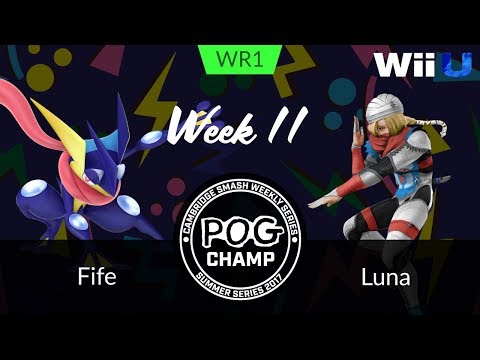 Pog Champ Summer Week 11 - Winners Round 1 - Fife (Greninja) vs. Luna (Sheik,Lucina)