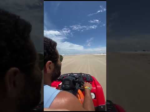 explorando a praia de Paulino Neves Maranhão #quadriciclo #liberdade #aventura #offroad #praia