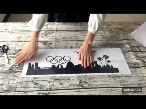 How To Apply Wall Stickers With Transfer Film