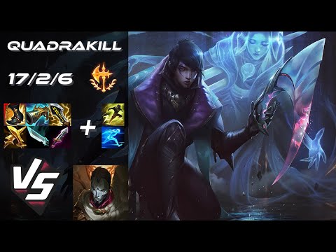 BOTTOM Aphelios vs Jhin [QUADRAKILL] - NA Grandmaster Patch 25.22