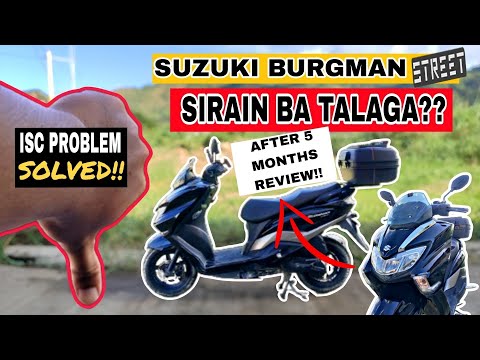 SUZUKI BURGMAN STREET|AFTER MONTHS REVIEW|ISC PROBLEM SOLVED|SHEEPVLOGS