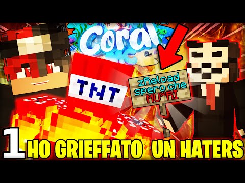 HO DISTRUTTO TUTTO! La base SEGRETA di un HATERS su CoralMC SMP! | Ep.1