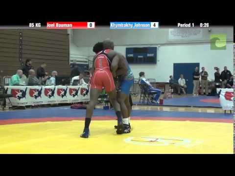 85 KG QF - Joel Bauman (Minnesota Storm) vs. Khymbakhy Johnson (NYAC)