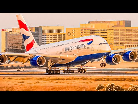 ✈️ 200 CLOSE UP TAKEOFFS and LANDINGS in 2 HOURS | Los Angeles Airport Plane Spotting [LAX/KLAX]