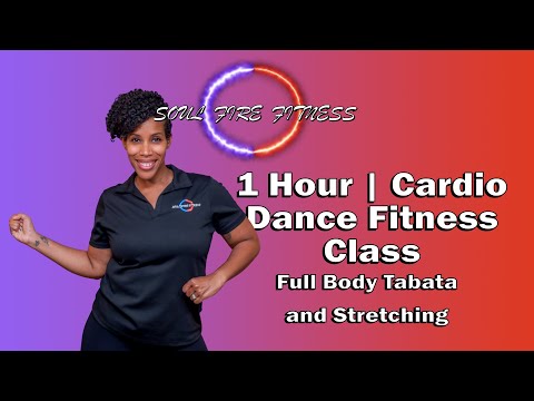 1 Hour | Cardio Dance Fitness | Full Body Tabata and Stretching class