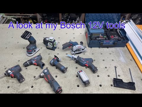 My Bosch 12V tools overview