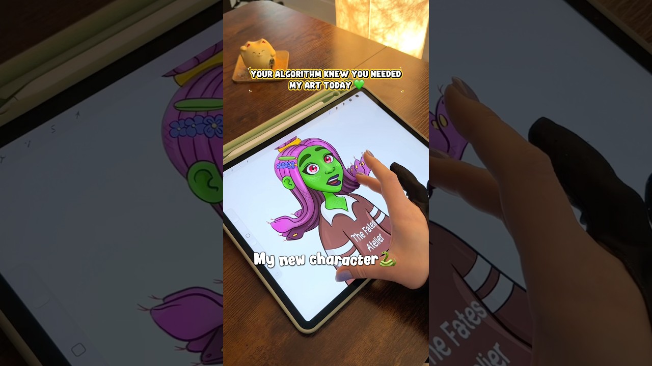 I am developing a new VisDev project, so I needed a main character😊 #characterdesigns #procreate