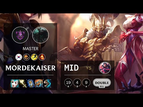 Mordekaiser Mid vs Irelia - KR Master Patch 10.16