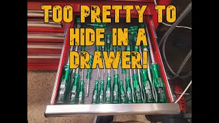 TOOL HAUL #2 unboxing of MORE beautiful Heyco green acetate German screwdrivers from KC Tool.