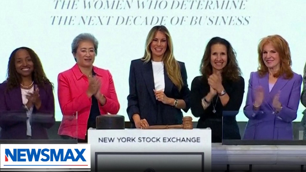 Melania Trump rings opening bell at NYSE with IMPERIA