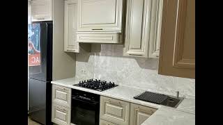 Угловая классическая бежевая (белая) кухня Проект 157 фото 7