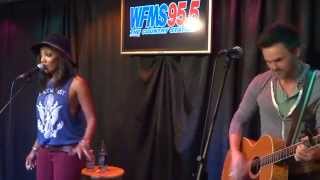 Mickey Guyton  Plays "Forever Love" in the WFMS Acoustic Lounge!