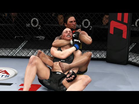 UFC 251 - Rose Namajunas vs Jessica Andrade Full Fight Highlights Strawweight (UFC 3 Gameplay)