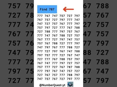 Only Geniuses Can Spot the Odd Number Out! 👀🔥  679