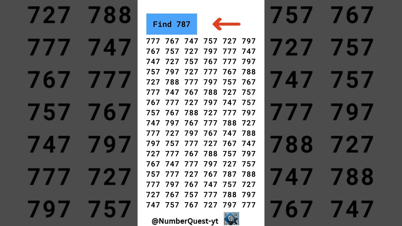 Only Geniuses Can Spot the Odd Number Out! 👀🔥  679