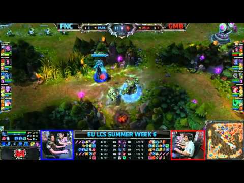 LCS EU Summer 2013 W6D3: Fnatic vs Gambit Gaming (20.07.2013)
