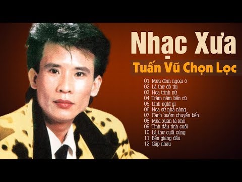 Mưa Đêm Ngoại Ô, Lá Thư Đô Thị - TUẤN VŨ CHỌN LỌC | Nhạc Vàng Xưa Gây Nghiện Mọi Thế Hệ