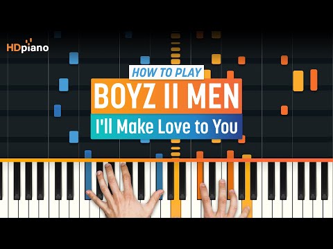 I'll Make Love to You - Boyz II Men piano tutorial