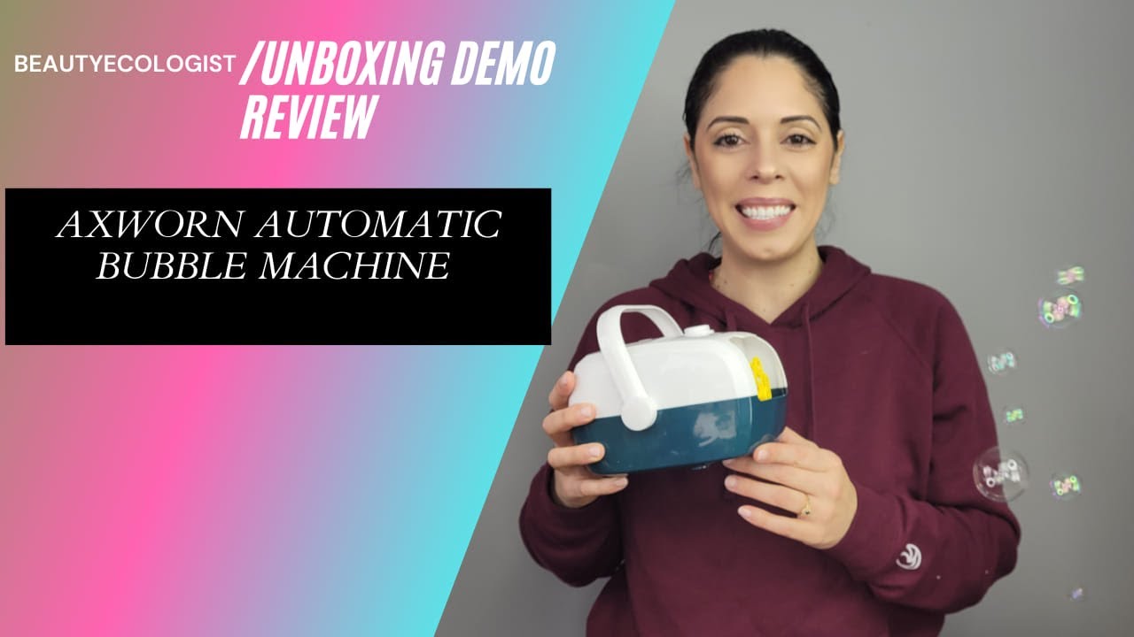 Axworn Portable Automatic Bubble Maker Unboxing, Demo & Review