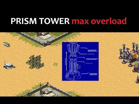 RA2 Yuri's Revenge max prism towers linked together  {by Just_tin_tin}