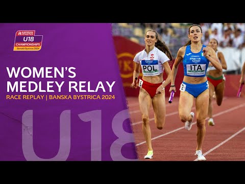 European U18 BEST! 🔥 Women's medley relay | Banska Bystrica 2024