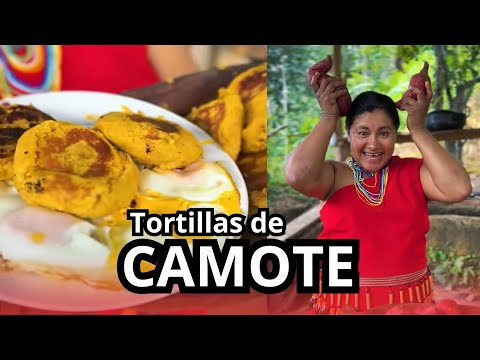 Tortilla de CAMOTE Receta en 5 MINUTOS al estilo de Recetas de la abuela