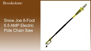 Snow Joe 8-Foot 6.5 AMP Electric Pole Chain Saw How to Video