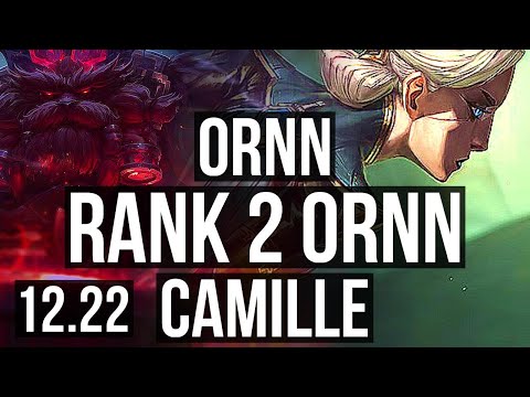 ORNN vs CAMILLE (TOP) | Rank 2 Ornn, 0/1/13, Rank 27 | EUW Challenger | 12.22
