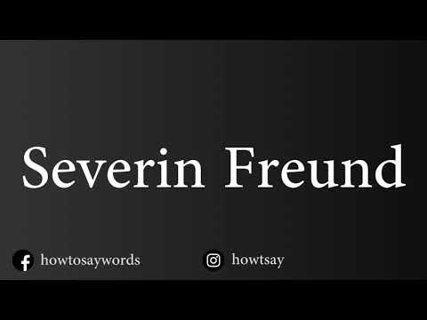 How To Pronounce Severin Freund