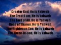 He Is Yahweh/Holy and Anointed One Vineyard ...