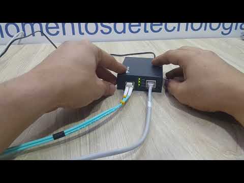 TP-LINK Media Converter Copper - Fiber - What you get from a MC220L