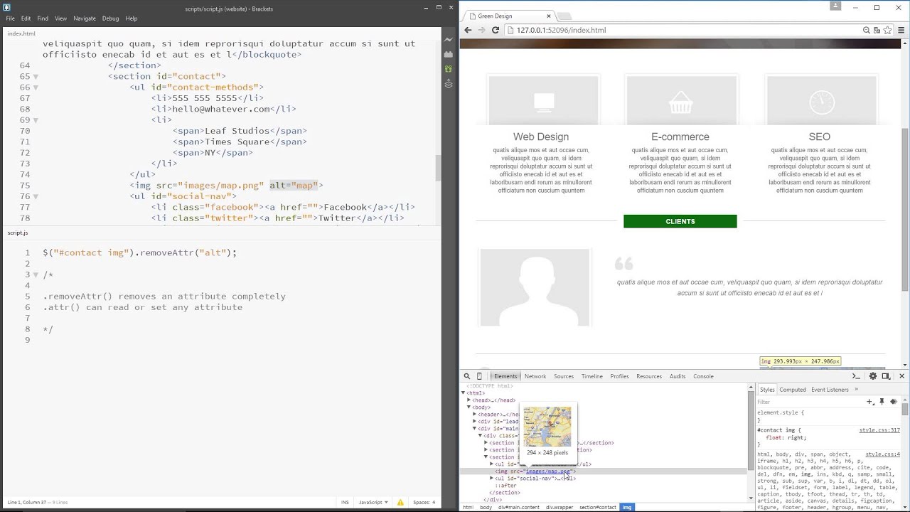 jQuery Tutorial for Beginners #12 - Changing Attributes
