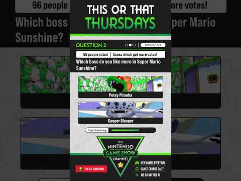 This or That Thursdays | March 26. 2026 | The Nintendo Game Show Channel  #nintendo #mario #pokemon